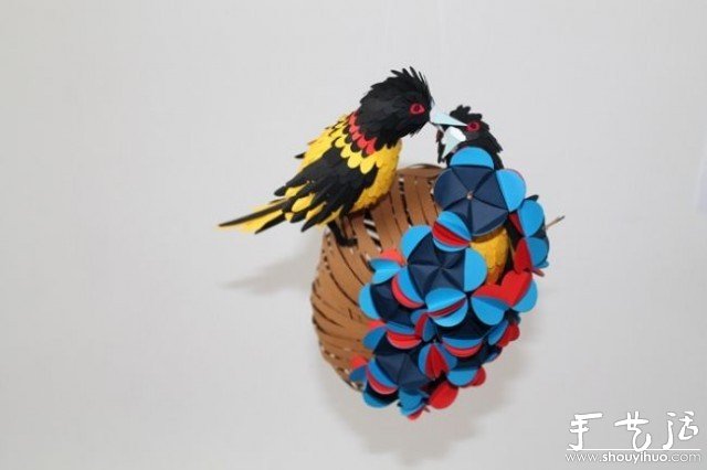 小鳥(niǎo)主題剪紙作品 -  rpnrmr.com