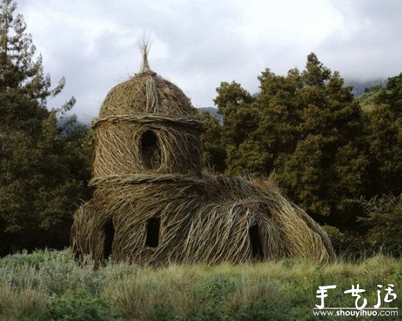 天然樹枝巧妙DIY的雕塑作品 -  rpnrmr.com