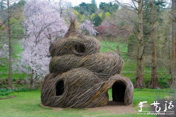 天然樹枝巧妙DIY的雕塑作品 -  rpnrmr.com