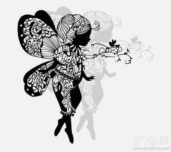 非常復(fù)雜、精細(xì)的手工剪紙作品 -  rpnrmr.com