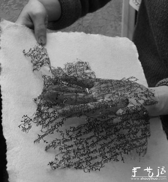 非常復(fù)雜、精細(xì)的手工剪紙作品 -  rpnrmr.com