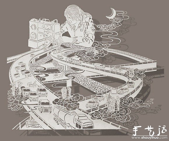 李寶怡的剪紙藝術(shù)作品 -  rpnrmr.com