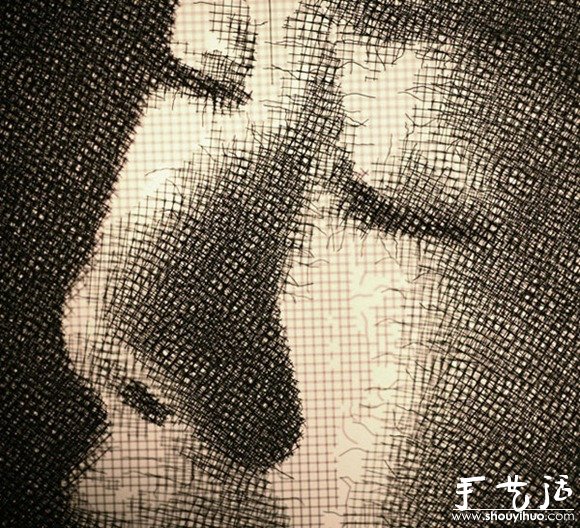 鐵絲DIY的女子肖像畫 -  rpnrmr.com