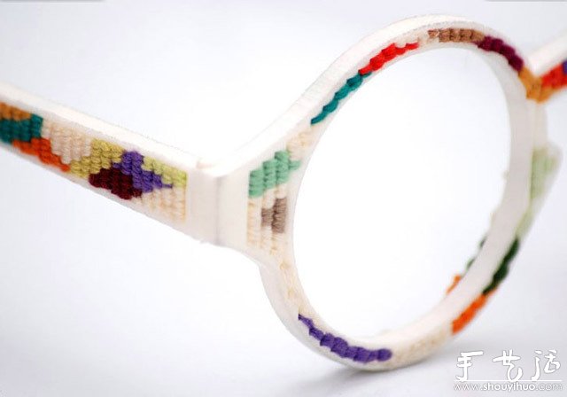 十字繡DIY作品——眼鏡框 -  rpnrmr.com