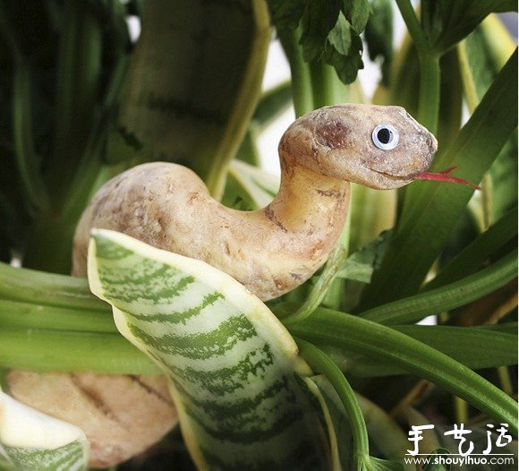 蔬菜水果手工DIY的動物 -  rpnrmr.com