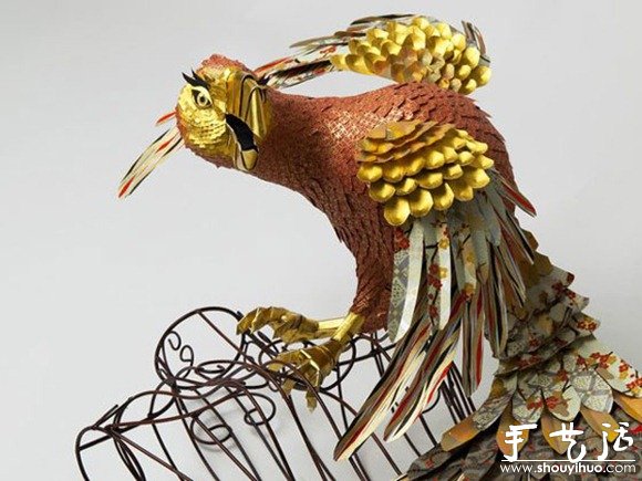 精美復(fù)雜的手工紙雕作品 -  rpnrmr.com