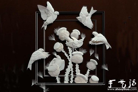 紙張DIY的3D動(dòng)物雕塑 -  rpnrmr.com