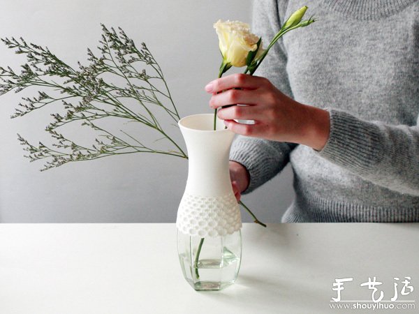 玻璃瓶DIY的時尚花瓶 -  rpnrmr.com