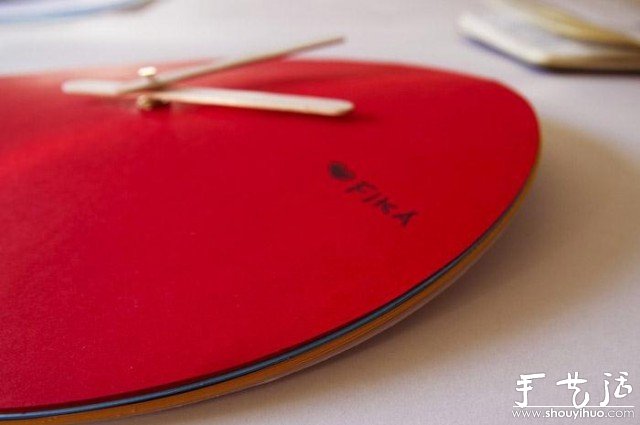 冰棍棒DIY的掛鐘 -  rpnrmr.com