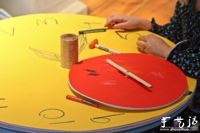 冰棍棒DIY的掛鐘 -  rpnrmr.com