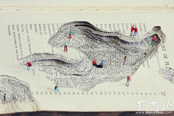 書(shū)籍雕刻創(chuàng)造出的微型世界 -  rpnrmr.com