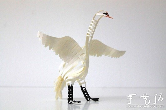 剪紙藝術作品——紙鳥雕塑 -  rpnrmr.com