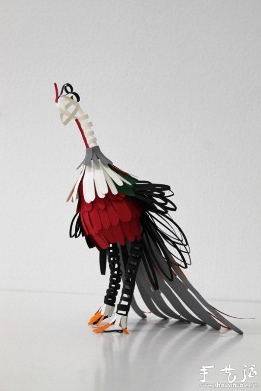 剪紙藝術作品——紙鳥雕塑 -  rpnrmr.com