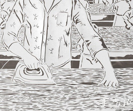 復雜、逼真的剪紙作品 -  rpnrmr.com