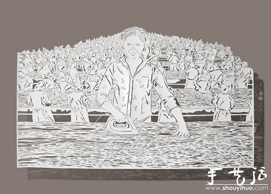 復雜、逼真的剪紙作品 -  rpnrmr.com