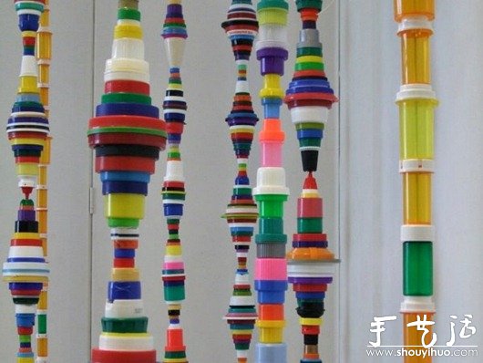 塑料瓶蓋DIY的自畫像 -  rpnrmr.com