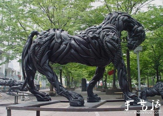 輪胎動物DIY雕塑 -  rpnrmr.com
