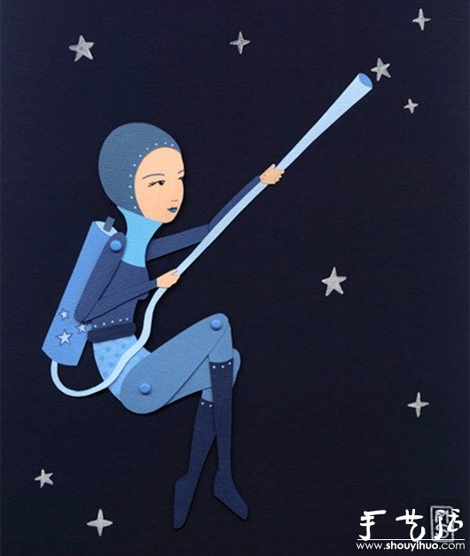 漂亮的剪紙拼貼作品 -  rpnrmr.com