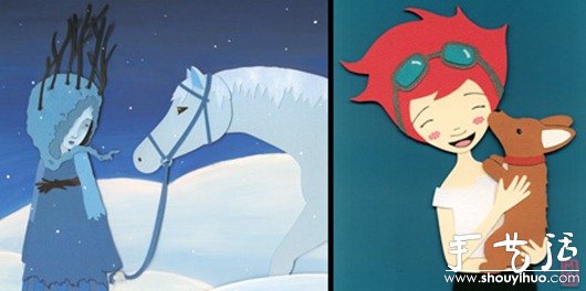 漂亮的剪紙拼貼作品 -  rpnrmr.com