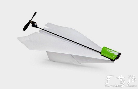配備螺旋槳套件的紙飛機(jī)DIY -  rpnrmr.com