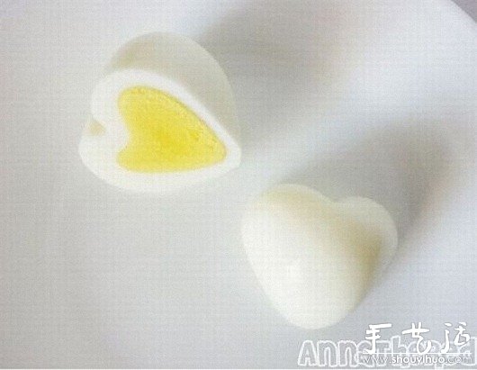 心形雞蛋的DIY手工制作方法 -  rpnrmr.com