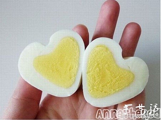 心形雞蛋的DIY手工制作方法 -  rpnrmr.com