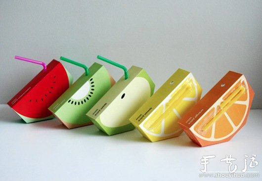 可愛的水果外形果汁包裝 -  rpnrmr.com
