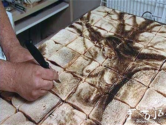 面包片上DIY作畫 -  rpnrmr.com