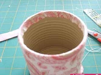 廢棄奶粉罐手工DIY儲(chǔ)物盒教程 -  rpnrmr.com