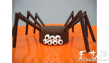 手工DIY的蜘蛛蛋糕 -  rpnrmr.com