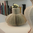 廢棄書籍制作的花瓶、燈具和板凳 -  rpnrmr.com