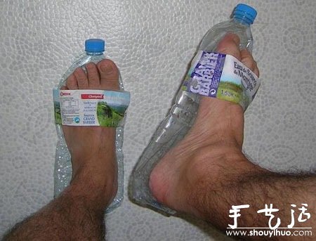 廢棄礦泉水瓶DIY的拖鞋 -  rpnrmr.com
