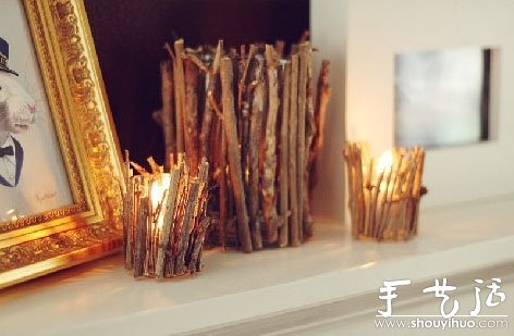 杯子和樹枝DIY情調(diào)小夜燈 -  rpnrmr.com