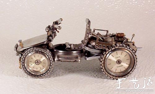 手表零件DIY手工制作的摩托車 -  rpnrmr.com