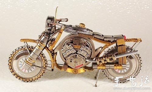 手表零件DIY手工制作的摩托車 -  rpnrmr.com