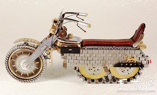 手表零件DIY手工制作的摩托車 -  rpnrmr.com