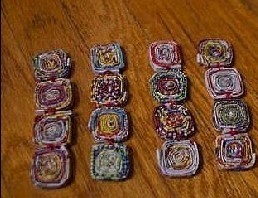舊報(bào)紙廢物利用DIY制作的鍋墊 -  rpnrmr.com