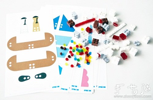 “LEGO bricks and paper”DIY玩具套件 -  rpnrmr.com