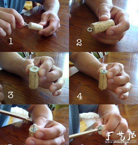 葡萄酒軟木塞DIY制作的項(xiàng)鏈 -  rpnrmr.com