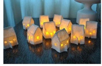 房子形狀毛氈子小燈手工DIY -  rpnrmr.com