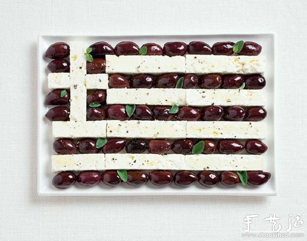 由食物組合成的國(guó)旗 -  rpnrmr.com