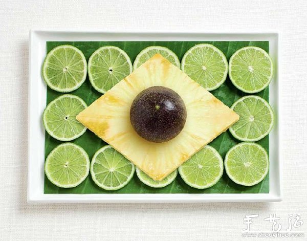 由食物組合成的國(guó)旗 -  rpnrmr.com