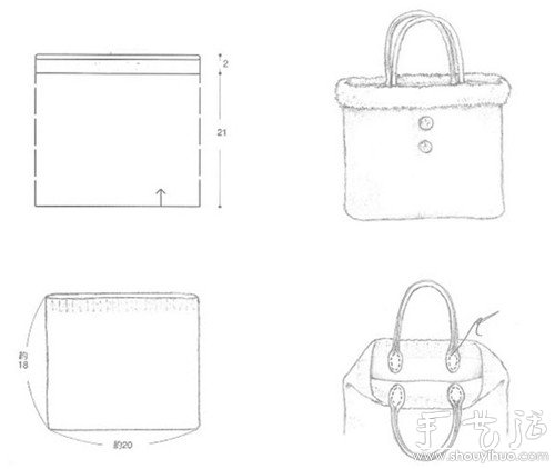 手工制作毛氈布藝包 -  rpnrmr.com