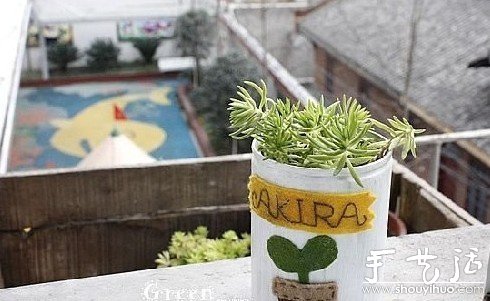 小鐵罐手工DIY制作花盆 -  rpnrmr.com