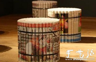 廢報紙手工DIY作品欣賞 -  rpnrmr.com