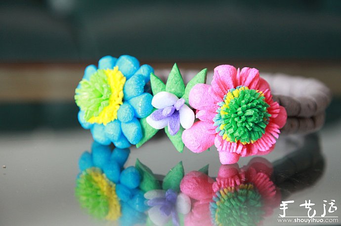 粘土和魔法玉米手工DIY美麗花環(huán) -  rpnrmr.com