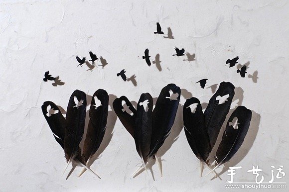 鳥兒羽毛藝術(shù)品手工制作 -  rpnrmr.com