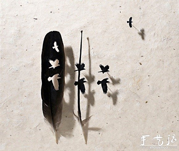 鳥兒羽毛藝術(shù)品手工制作 -  rpnrmr.com