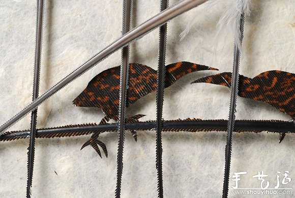 鳥兒羽毛藝術(shù)品手工制作 -  rpnrmr.com