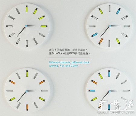 巧妙利用廢舊電池的生態(tài)時鐘 -  rpnrmr.com